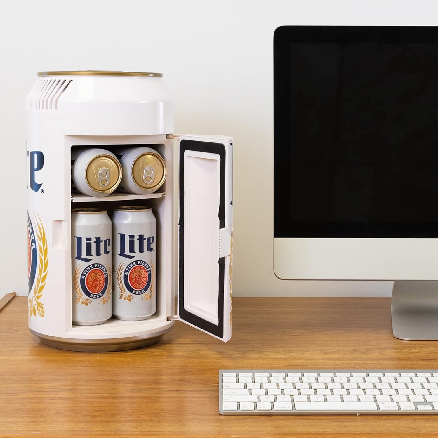 Miller Lite 8-Can Mini Fridge - Image 2